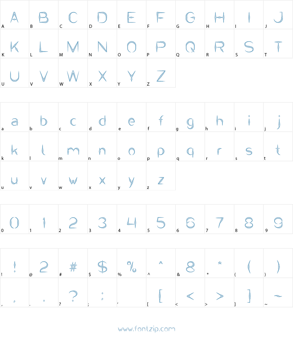 IVORY CULTURE Font Character